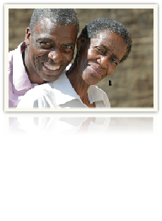 black elderly couple